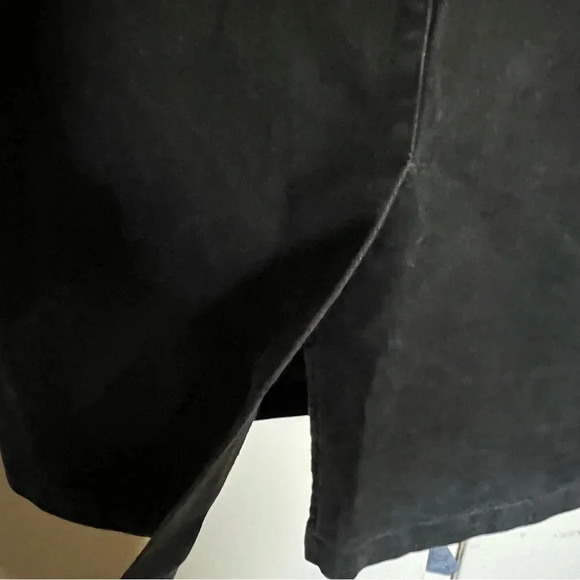 Lafayette 148 New York Black Denim Skirt Chain Belt Detail Size 10 - Picture 6 of 8